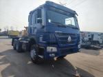 Used 420 Howo Tractor Trucks 6*4 Drive Mode 12 Wheels Trailer Head Euro 3 Use In
