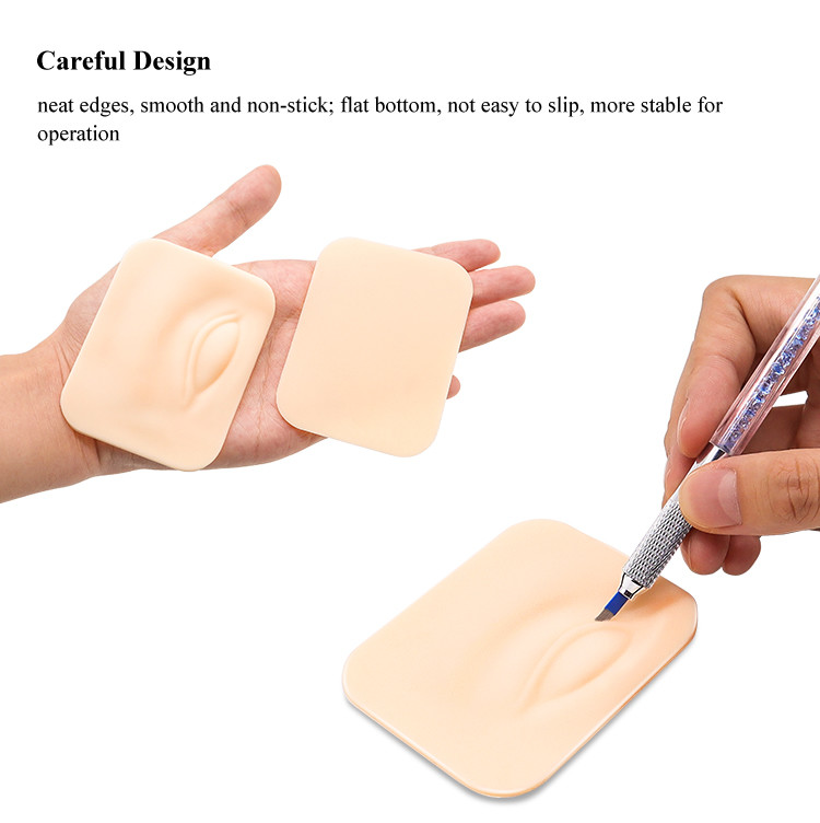 3D Silicone Permanent Makeup Practice Skin Eyebrow Microblading