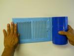 Perforated Every 20cm Vent Cover Film PE Stretch Film For Construction Duct In