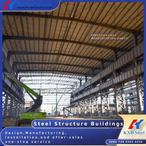 China Famous Prefab Prefabricated Industrial Metal Warehouse Workshop Building Galvanized Light Structural Steel Construction factory