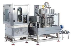 China 12000BPH 330ml Automatic Rotary Beverage Can Filling Machine factory
