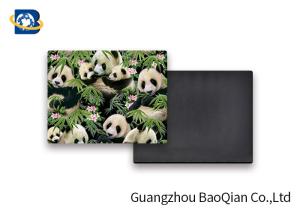 China Lovely Panda Photo Lenticular Magnet Souvenir Customized Size SGS Certificated factory