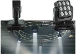 Fashion Club Mini LED Moving Head Light 9pcs 10w Rgbw DJ Moving Head Lamp