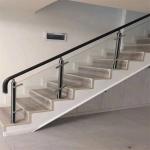 Modern Apartment Design Tempered Laminated Glass Stair Balustrade with CE