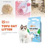 Non Toxic Eco Friendly Tofu Cat Litter Dust Free