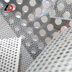 Punching Hole Decorative Aluminium Perforated Metal Mesh Round Hole 1220 X 2440
