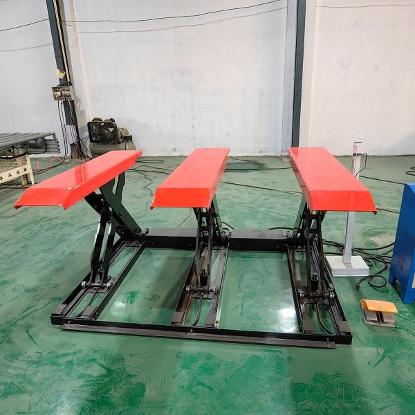 PSLE6 3000kg Electric Fixed E-Type Platform Scissor Lift 6 Oil Cylinders and