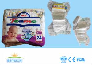China Magic Tape Infant Baby Diapers / Disposable Baby Nappies With OEM Service factory