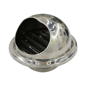 China 125MM Plastic Semi Rigid Flexible Duct for Stainless Steel Round Vent Cover Wall Fan factory