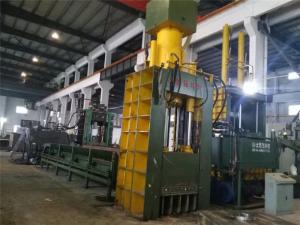 China PLC Control Hydraulic Metal Shear Cutter Machine With Operation Room factory