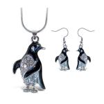 925 Sterling Silver Lobster Clasp Enameled Fish Charm Necklace Pendant Sea Life