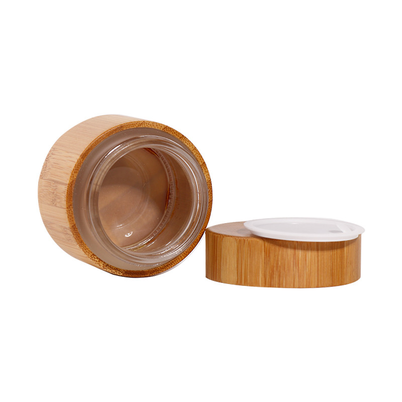 Eco Friendly Bamboo Jar Packaging For Cosmetic Cream Packaging 30g 50g 100g
