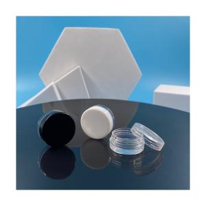 China Custom Order Round Shape 2.5g 3g 5g Cosmetic Containers Plastic PS Cream Jars for Eye Shadow Eye Cream factory