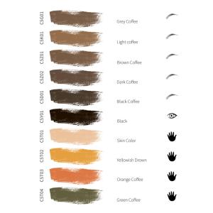 China Organic Permanent Makeup Pigments Smooth Texture Permanent Tattoo Ink factory