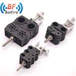 Single Hole Construction Type Rru Fiber Power Cable Clamp Feeder Clamp OEM/ODM