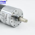 High Strength Zinc Alloy Housing 42mm size dc 24 12 volt gear reduction motor