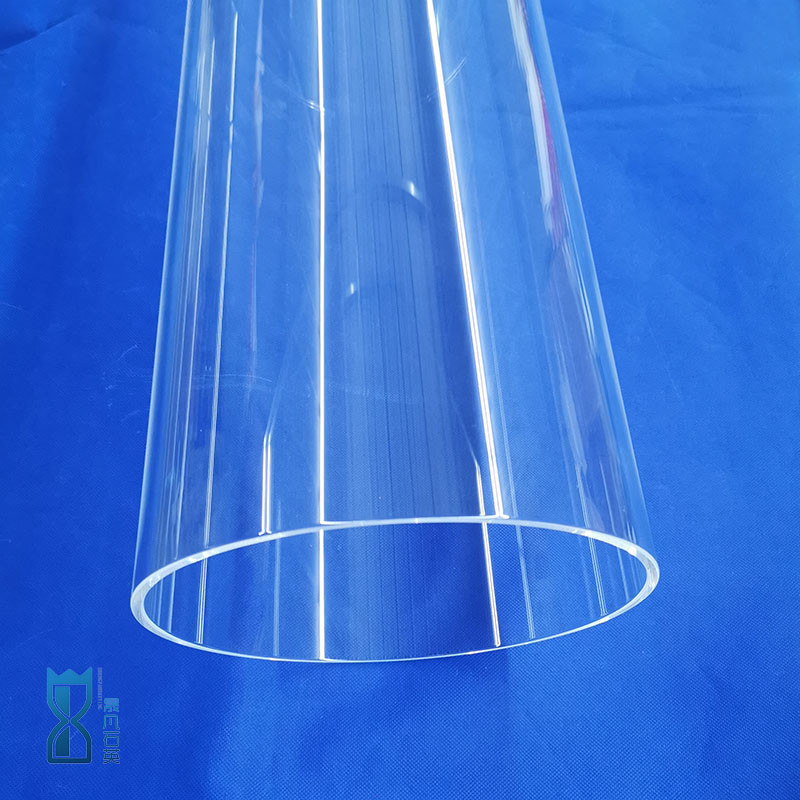 Heat Resistant Quartz Glass Cylinder Fused Silica Transparent Quartz Tubes