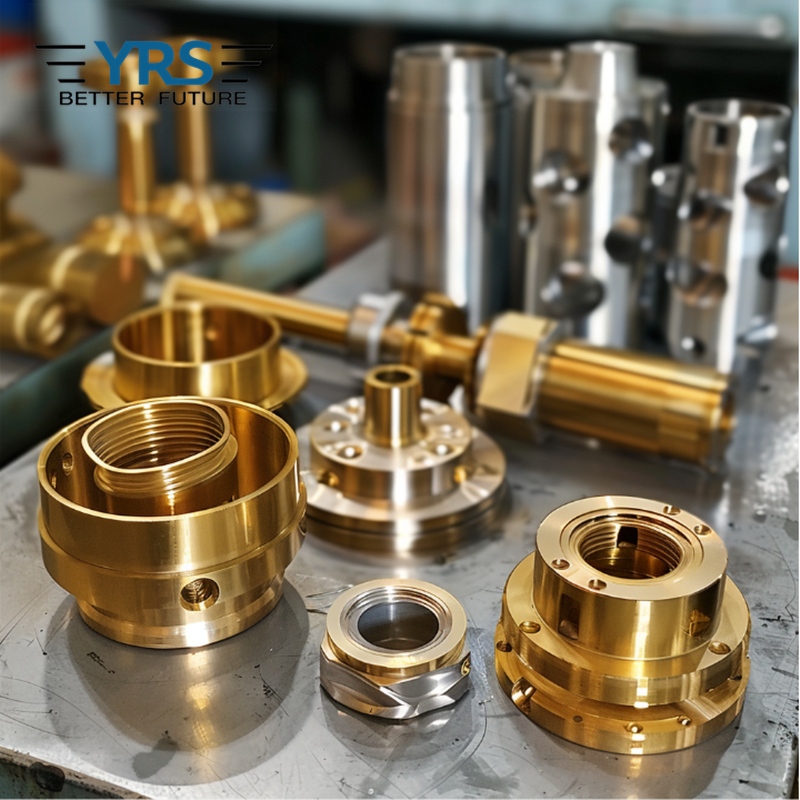 High precision CNC machining brass steel Aluminum turning chrome plating large
