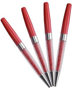 China Promotional crystal pen with custom logo advertising personalized twist ball point pen factory