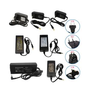 China 100-240V AC to DC 12V Wall Plug Desktop Type 5.5*2.5m Power Supply 1A 2A 3A 5A 6A 7A 10A factory