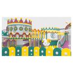 Toddlers Indoor Playground Equipment 500 Square Meter Indoor Games Park