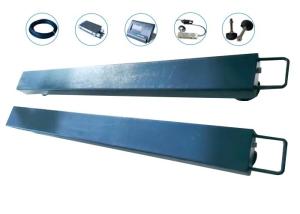 China 3 Ton Portable Pallet Beam Scales With LED Display factory
