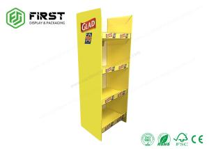 China POP Floor Display OEM Foldable Paper Cardboard Floor Display Stand Custom Printed factory
