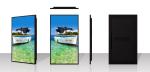 55" 2500 nits Ultra slim 55mm thickness window display screen with Android OS