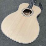 Custom 40 inch OM45 body DIY KIT Acoustic Guitar with Herringbone Binding no