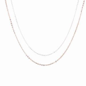 China Starry 2.1g 17.7in Long Silver Chain S925 18 Inch Silver Chain SGS factory