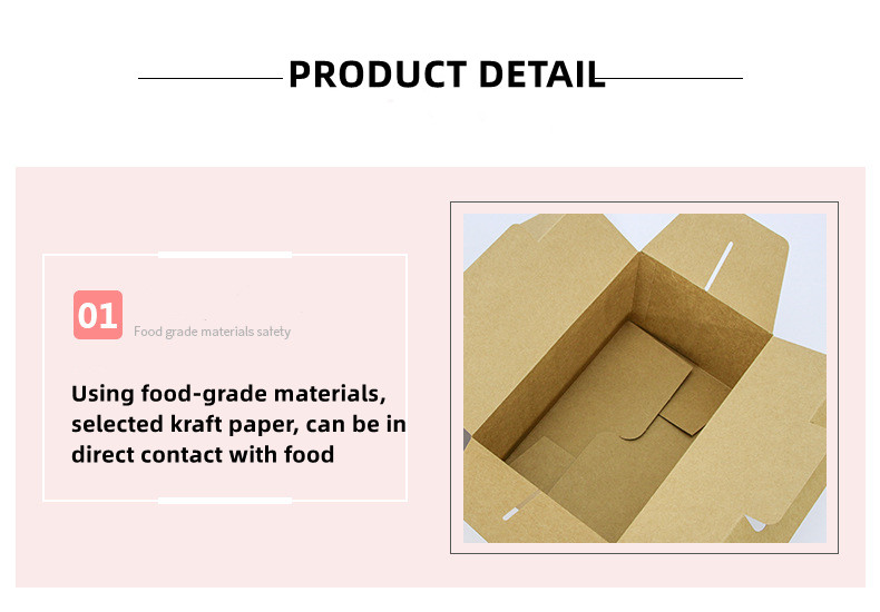 Food Safe Fried Chicken Paper Togo Boxes Packaging Carry Out Containers