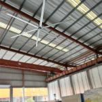 Energy-Saving Industrial Hvls Ceiling Fans with Gearbox Motor or Pmsm Motor and