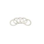0.02mm Laser Cutting M3 Stainless Steel Washers 304 316 Brass Flat Shim