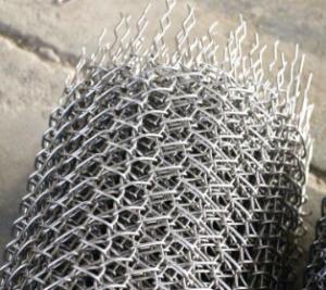 China OEM Conveyor Diamond Mesh Steel Metal Lath Wire Belt factory