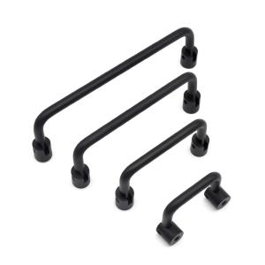 China Minimalist Wardrobe Pull Handle 40mm Hardware 90 Degree Folding factory
