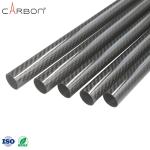 High Strength Black Color Camouflage Carbon Fiber Tube With 0.001% N Content