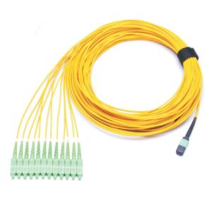 China UPC Fiber Optic MPO OFNR SM MPO To LC 12F FANOUT SC Connector factory