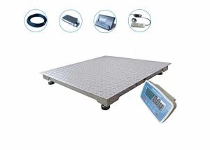 China Digital Platform Heavy Duty Floor Scales 1000kg Powder Coated factory