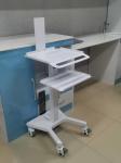 Medical Trolley Stand Dental Lab Equipment Silent Wheel Oral 3D Scanner Holder