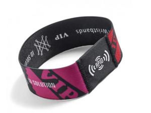 China Reusable Stretch Elastic RFID Wristbands For Events factory