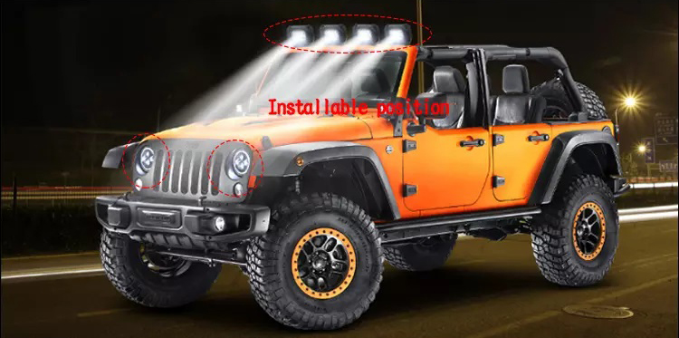 20W Automotive Dustproof Waterproof LED Work Lights