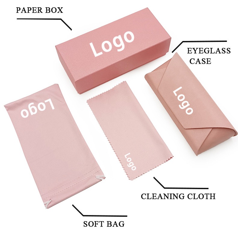 Eco Friendly Leather Spectacle Pouch With Custom Glasses Box