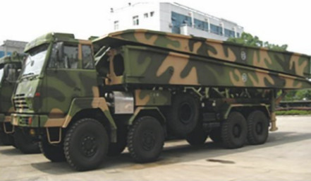 China 24m Steel Mechanized Bridge With Heavy Loading Capacity factory