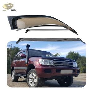 China PMMA Car Window Rain Shades 1997-2004 Smoke For Toyota Land Cruiser 100 factory