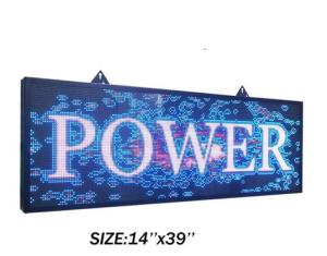 China RGB Multicolor Scrolling LED Signs factory