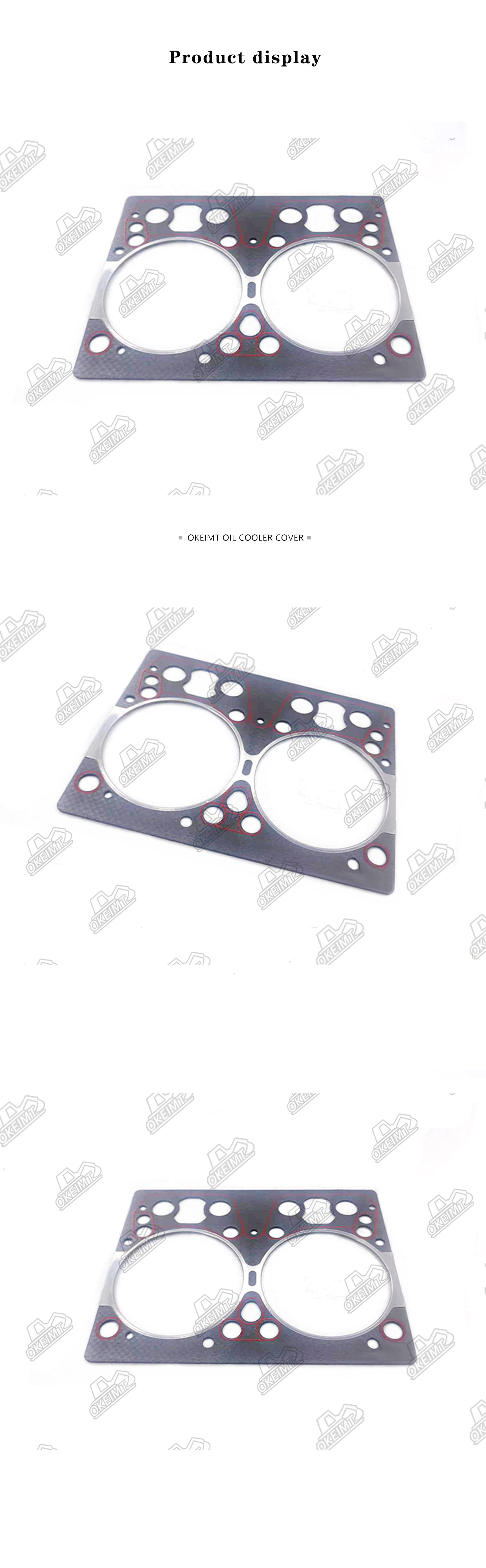 65.03901-0058A Asbestos Cylinder Head Gasket for Doosan Engine DE08