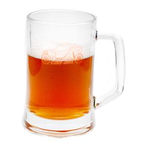 China 23oz Heavy Duty Beer Stein Decorated Craft Beer Glasses factory