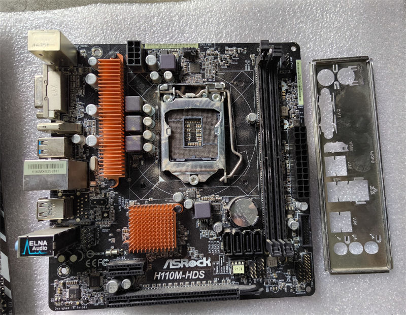 Customized H110M Desktop Motherboard for ASROCK H110M DVS LGA1151 DDR4 32G PCI-E 3.0 for PC Games mainboard