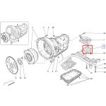 For Maserati Ghibli M157 Quatroporte M156 2wd Transmission Side Suspension Pad