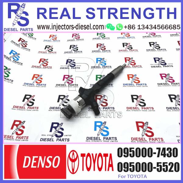 23670-39245 095000-7430 With injector nozzles diesel injectors And Diesel common rail fuel injector